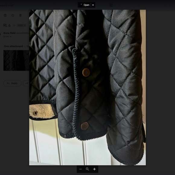 Ralph Lauren Black Jacket - Picture 6 of 7